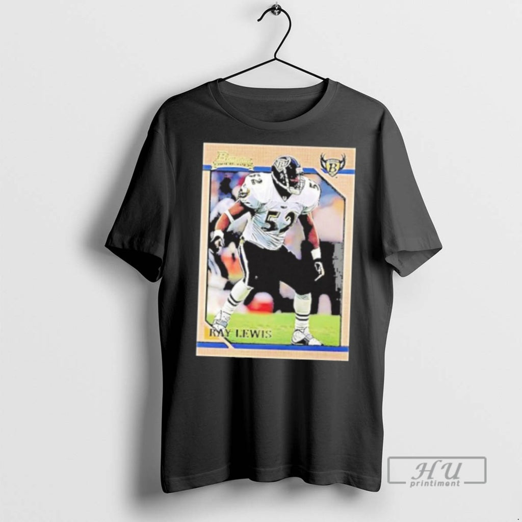 New Baltimore Ravens Ray Lewis Trading Card Tee Shirts Sweatshirt Hoodies