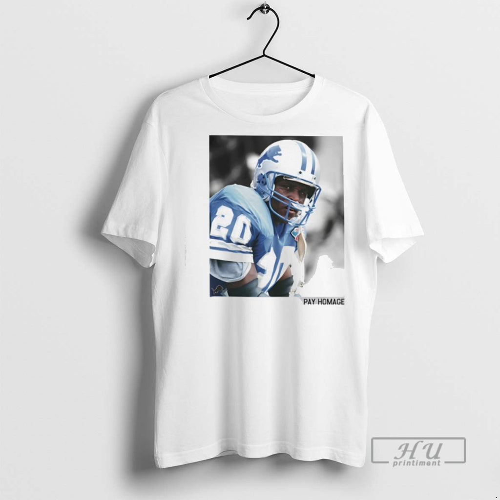 New Barry Sanders Detroit Lions Pay Homage Tee Shirts Sweatshirt Hoodies