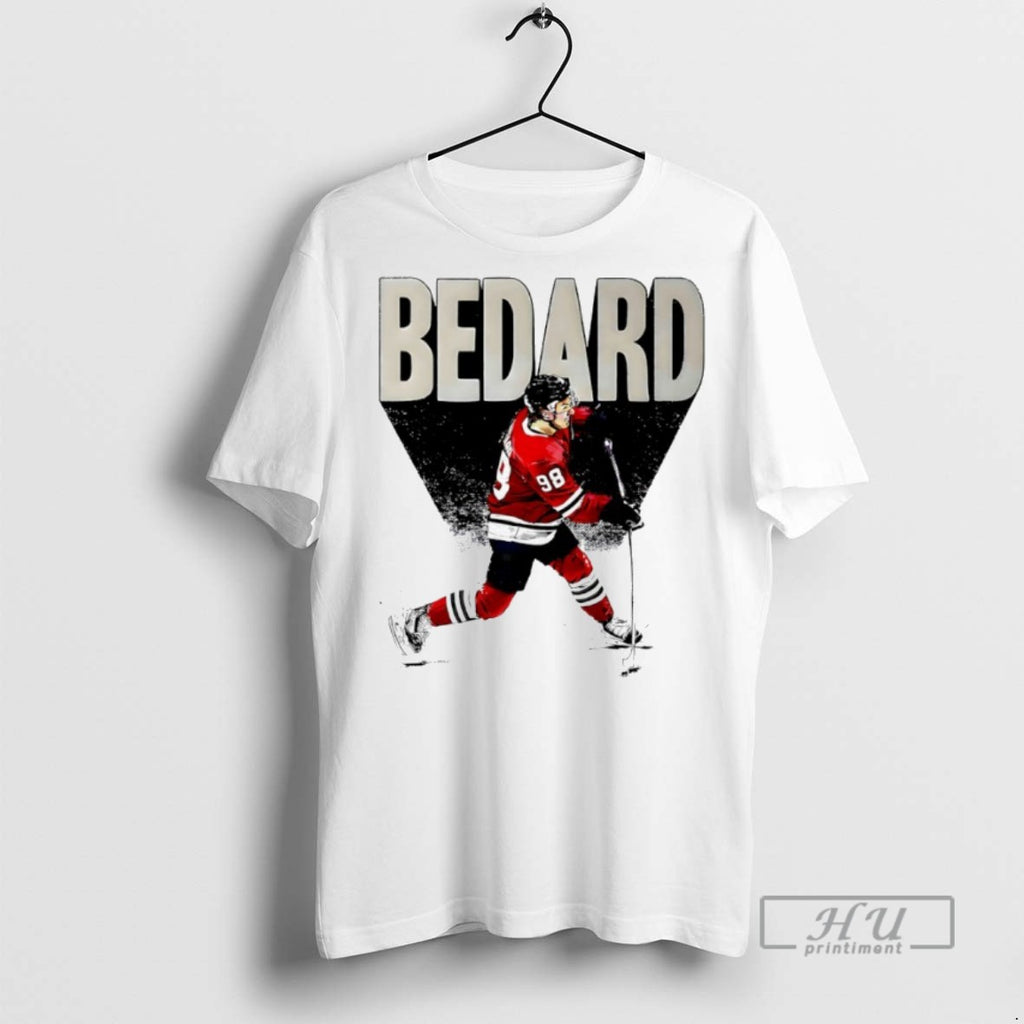 New Bedard Chicago Hockey Player Tee Shirts Sweatshirt Hoodies