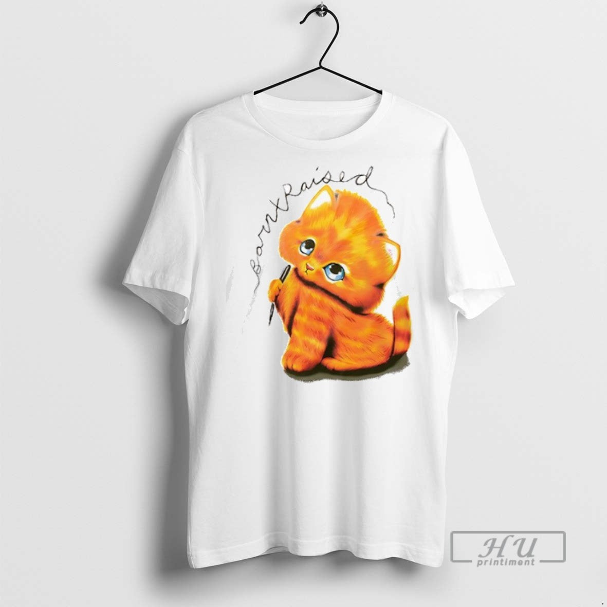 New Born X Raised Kitty Vintage Double Sided Tee Shirts Sweatshirt Hoodies