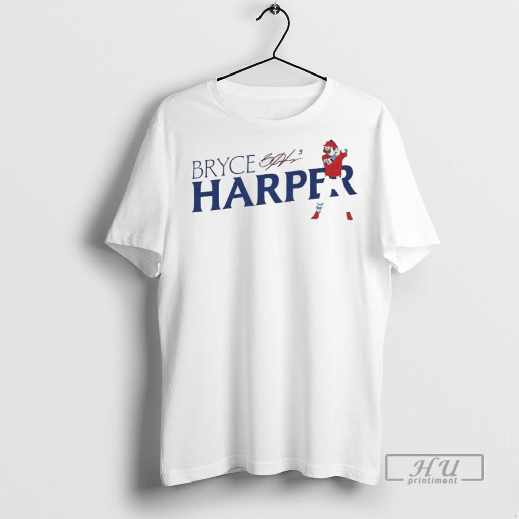 New Bryce Harper Philadelphia Phillies Swing Signature Tee Shirts Sweatshirt Hoodies