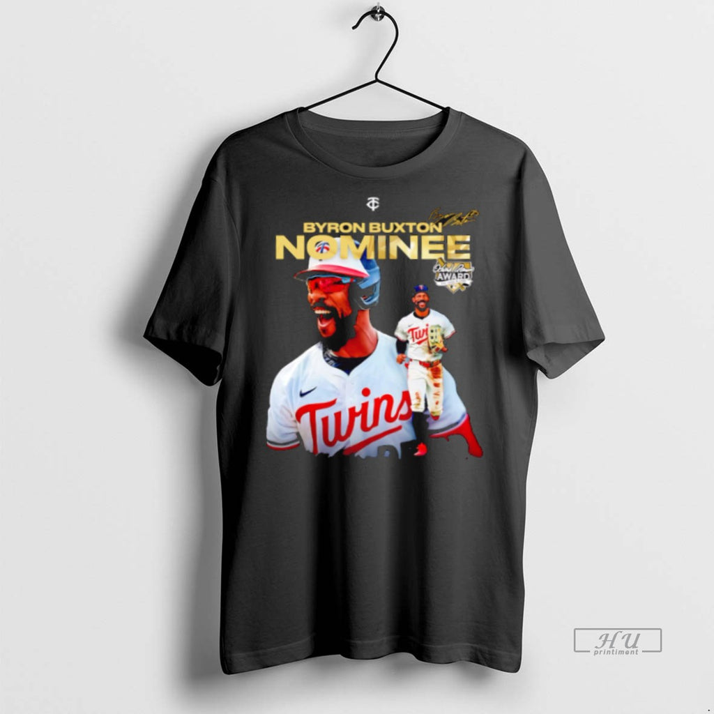New Byron Buxton Nominee Minnesota Twins Signature Graphic Tee Shirt Sweater