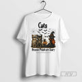 New Cats Because People Are Scary Halloween Tee Shirts Sweatshirt Hoodies