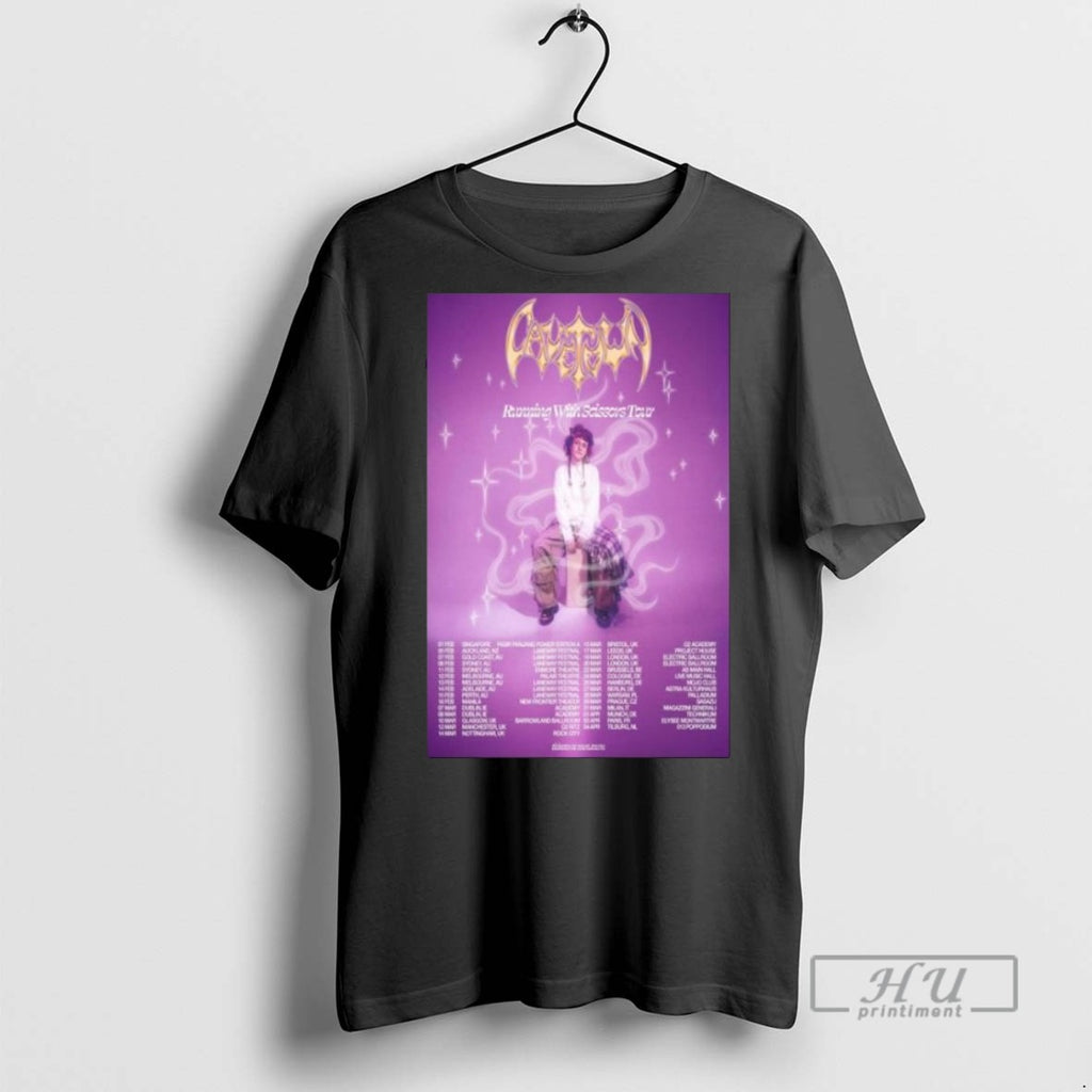 New Cavetown Running With Scissors Tour 2026 Long Sleve Tee Shirts Sweatshirt Hoodies
