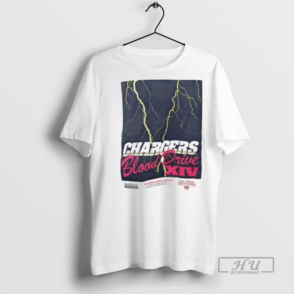 New Chargers Blood Drive Xiv Lighting Tee Shirts Sweatshirt Hoodies