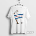New Chicago Hockey Flag Tee Shirts Sweatshirt Hoodies