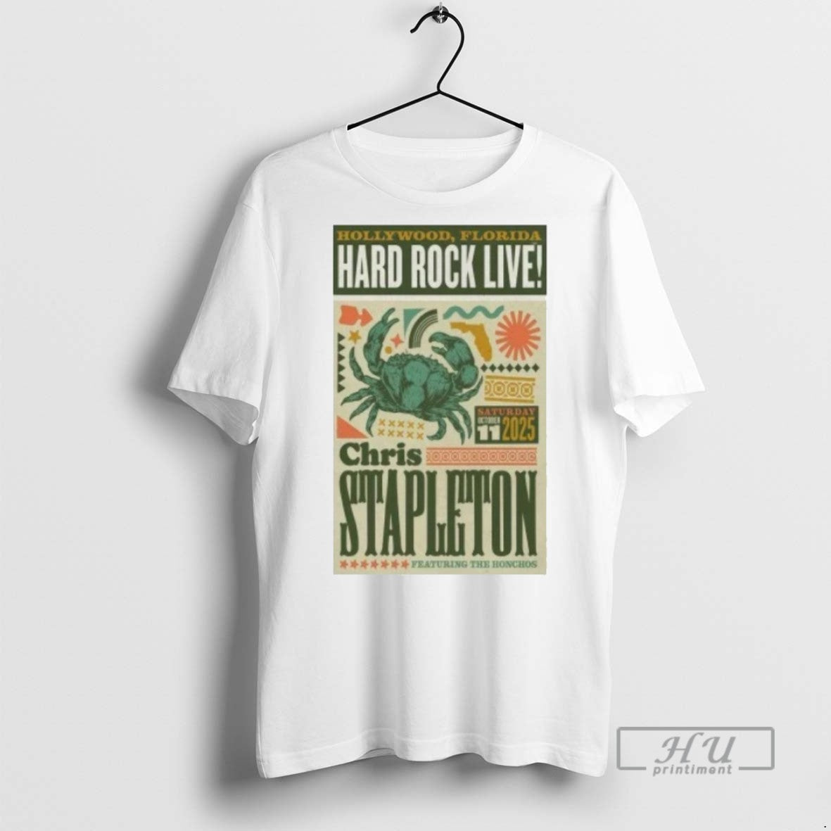 New Chris Stapleton Oct 11 2025 Hollywood Fl Tee Shirts Sweatshirt Hoodies