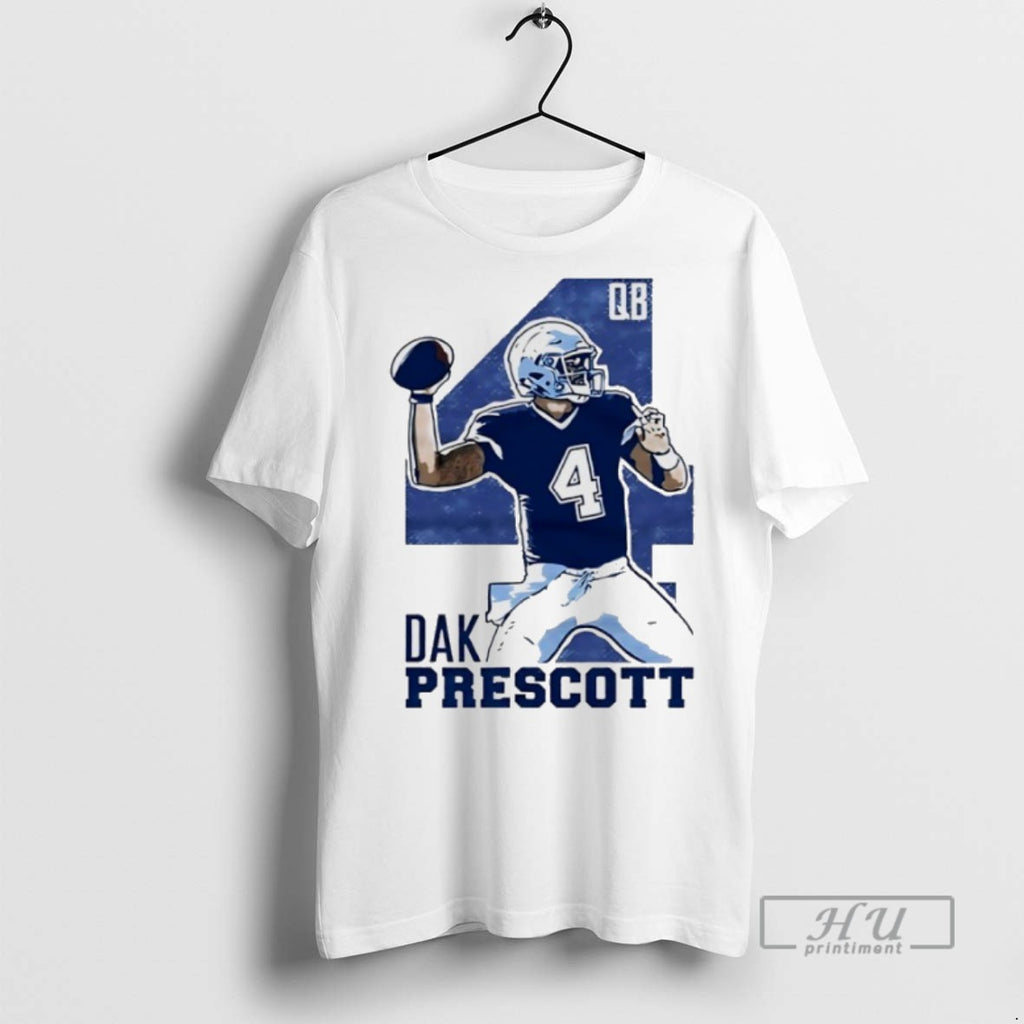 New Dak Prescott 4 Dallas Cowboys Qb Player Vintage Tee Shirts Sweatshirt Hoodies