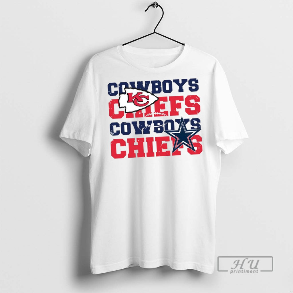 New Dallas Cowboys And Kansas City Chiefs Repeat Tee Shirts Sweatshirt Hoodies