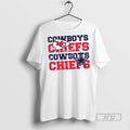 New Dallas Cowboys And Kansas City Chiefs Repeat Tee Shirts Sweatshirt Hoodies