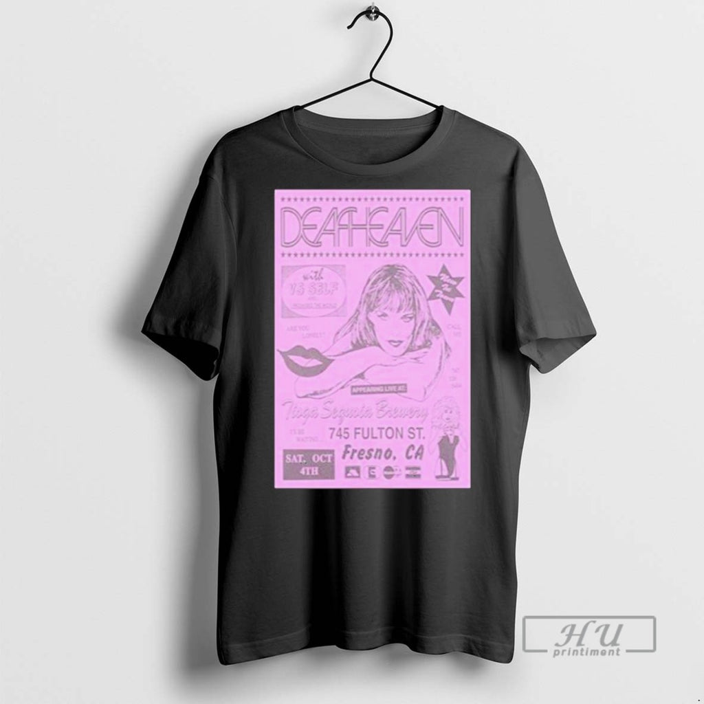 New Deafheaven Fresno Ca October 4 2025 Tee Shirts Sweatshirt Hoodies