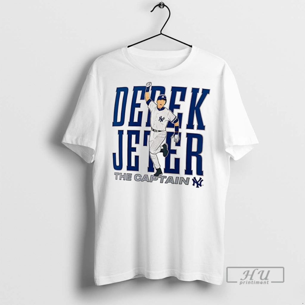 New Derek Jeter New York Yankees Baseball The Captain Player Graphic Tee Shirts Sweatshirt Hoodies
