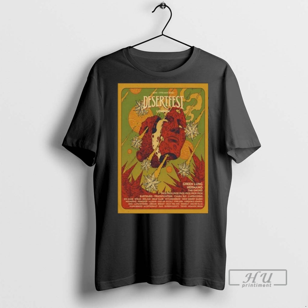 New Desertfest 2026 London Shows Long Sleve Tee Shirts Sweatshirt Hoodies