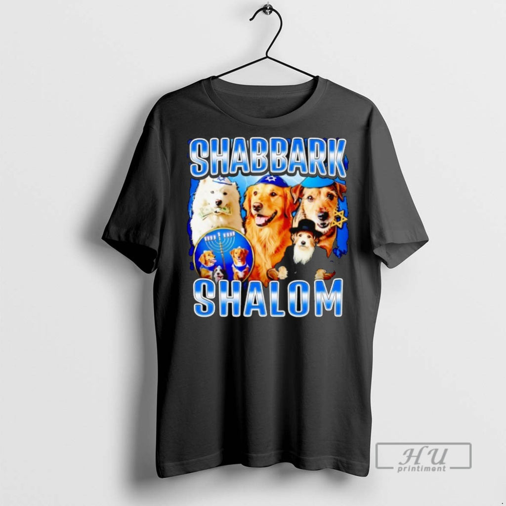 New Dog Shabbark Shalom Israel Tee Shirts Sweatshirt Hoodies