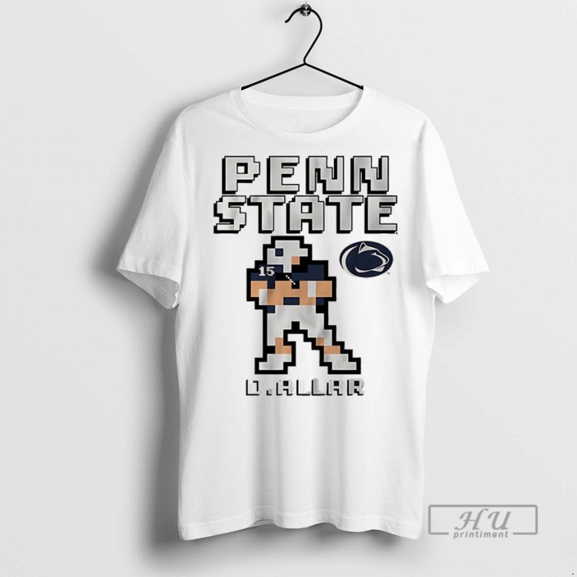 New Drew Allar Penn State Nittany Lions Football Retro Baller 8 Bit Style Tee Shirts