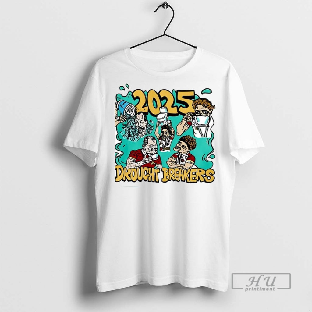 New Drought Breakers 2025 Badly Drawn Rugby League Cartoon Tee Shirts Sweatshirt Hoodies