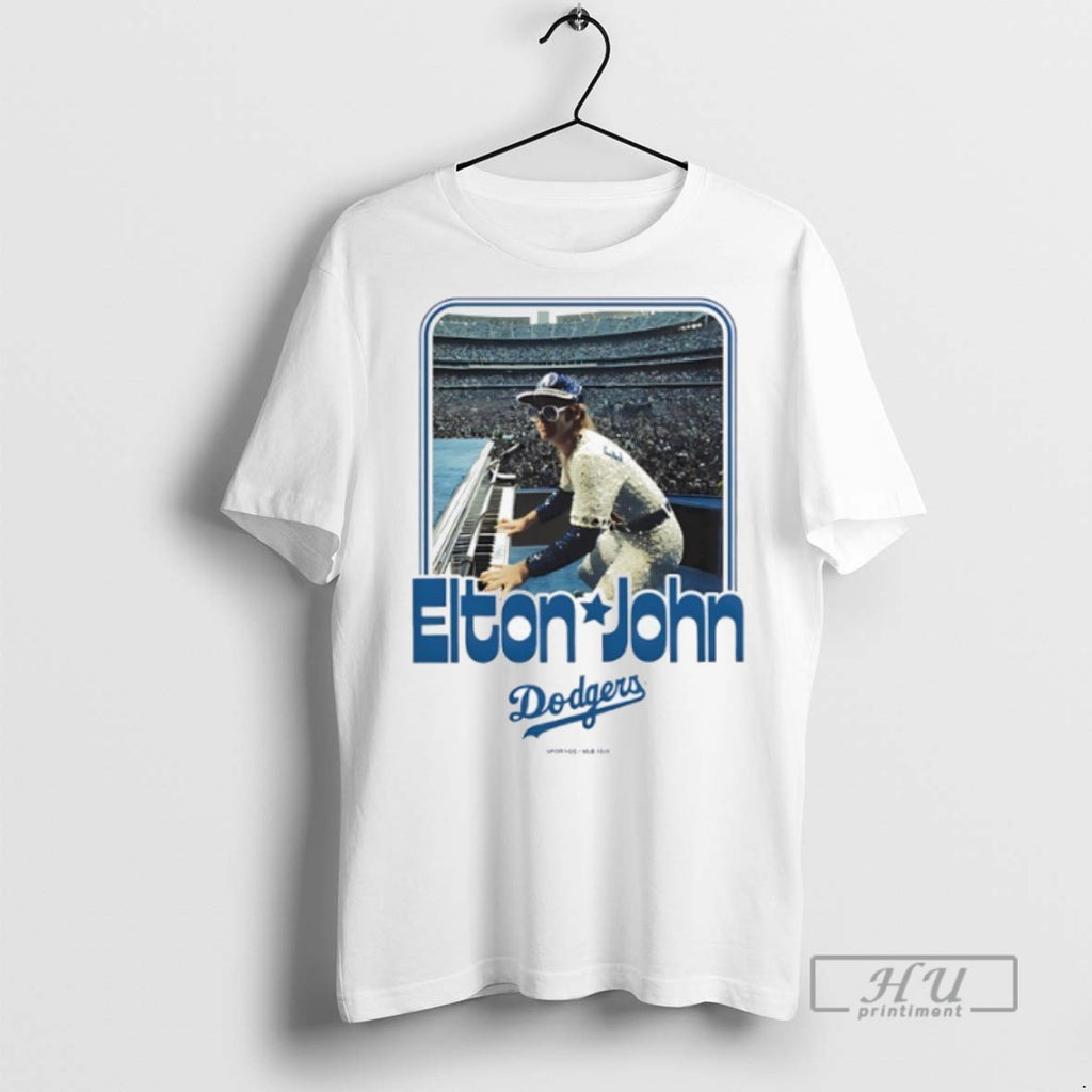 New Elton John Los Angeles Dodger Stadium Tee Shirts Sweatshirt Hoodies