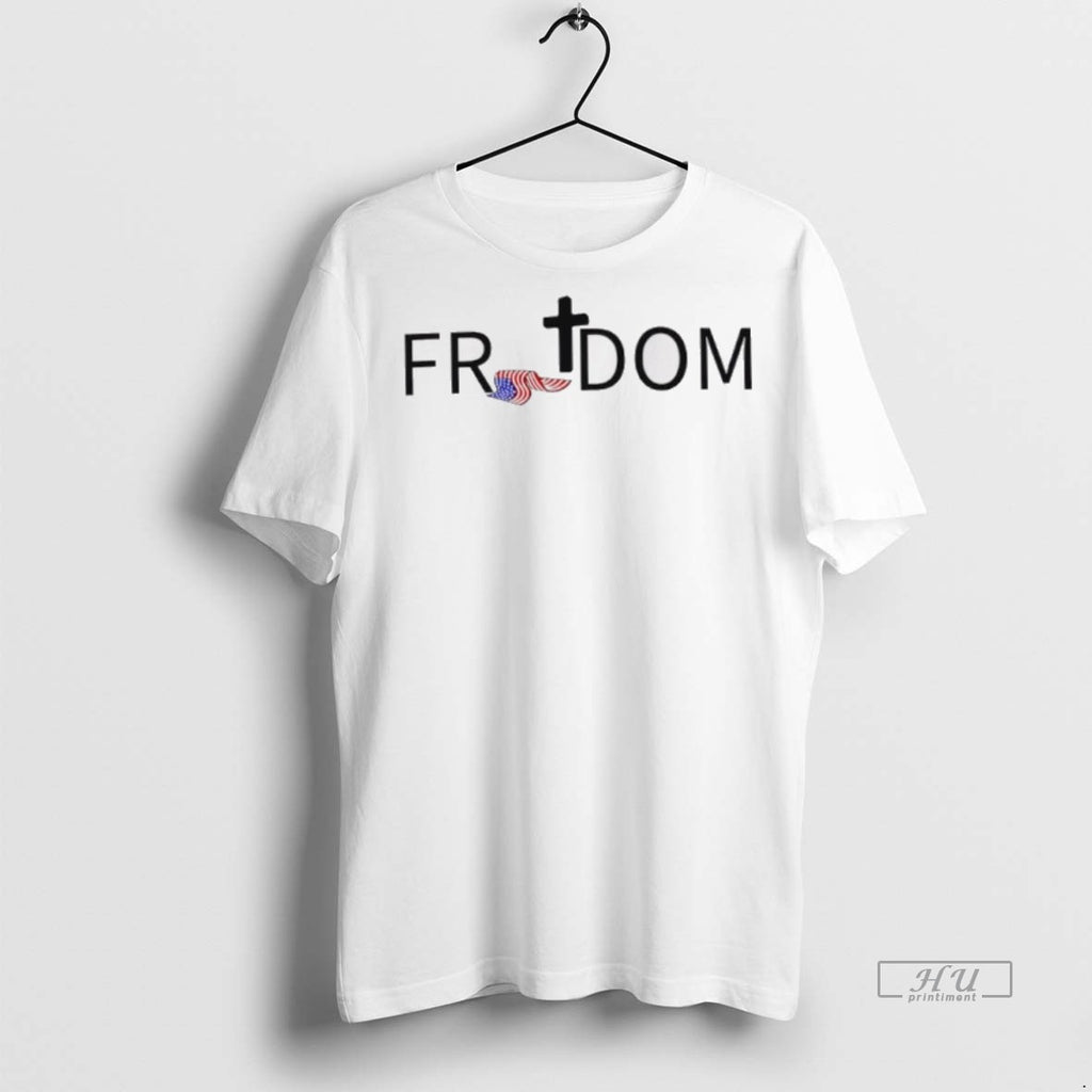 New Fr Tdom American Flag Graphic Tee Shirt Sweater