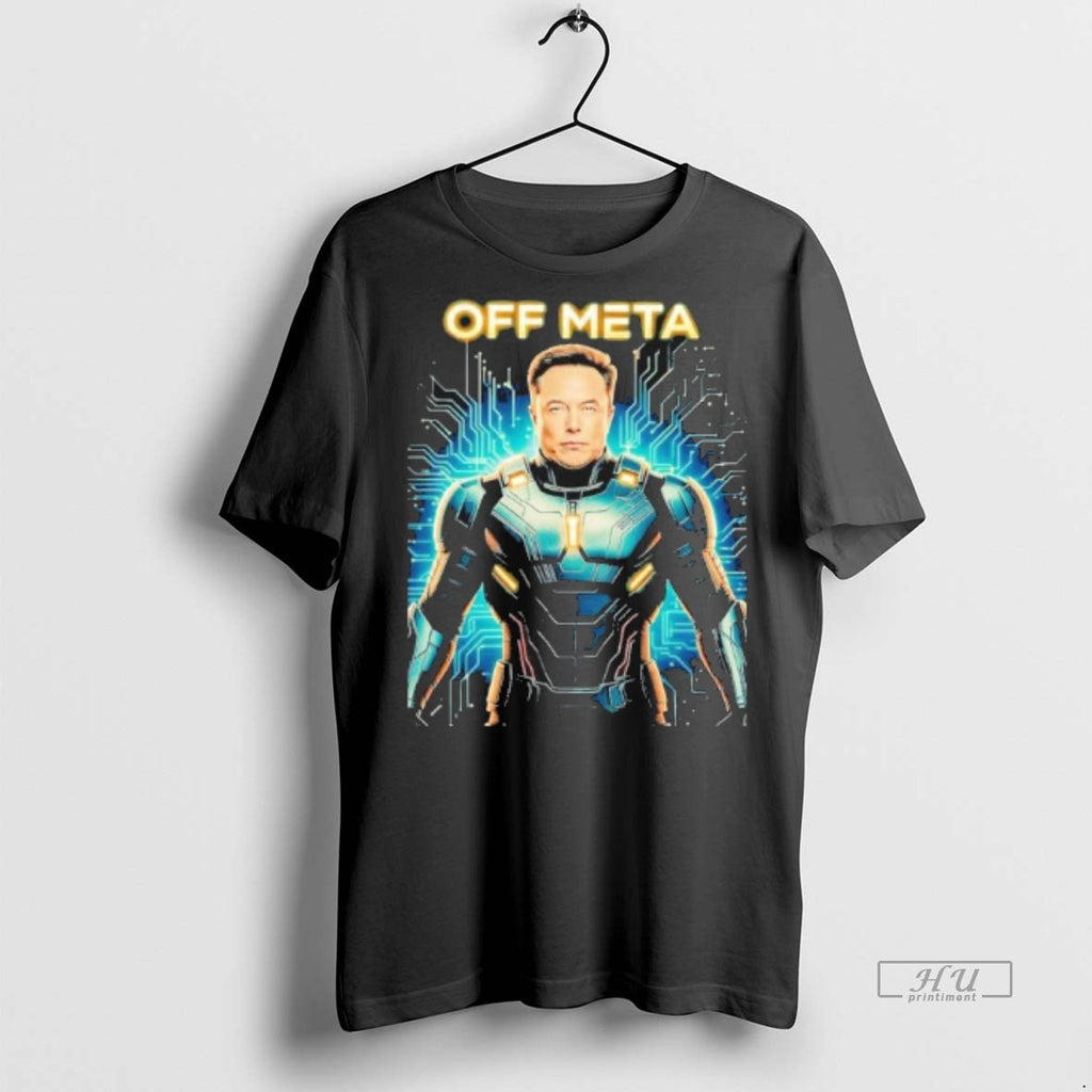 New Fahd Abdulaziz Al Off Meta Elon Musk Graphic Tee Shirt Sweater