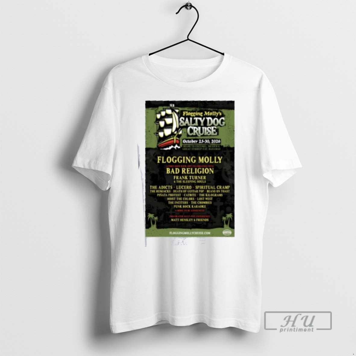 New Flogging Mollys Salty Dog Cruise October 25 30 2026 Concert Tee Shirts Sweatshirt Hoodies