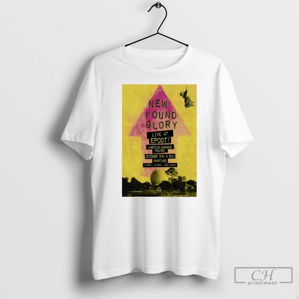 New Found Glory Oct 5 6 2025 Epcot American T Shirts