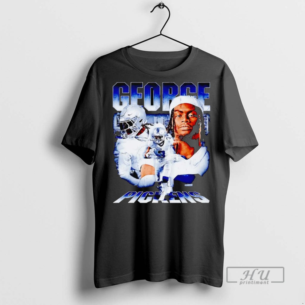 New George Pickens Triple Player Skyline Tee Shirts Sweatshirt Hoodies