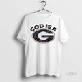 New Georgia Bulldogs God Is A G Graphic Tee Shirt Sweater