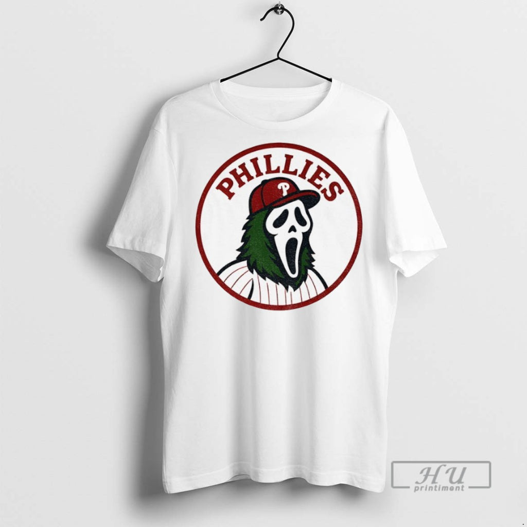 New Ghostface Philadelphia Phillies Mlb Baseball 2025 Tee Shirts Sweatshirt Hoodies