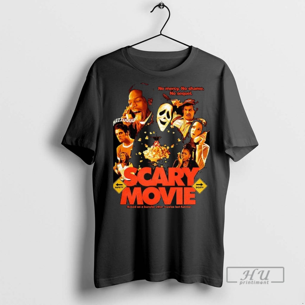 New Ghostface Wazzupp Scary Movie No Mercy No Shame No Sequel Halloween Graphic