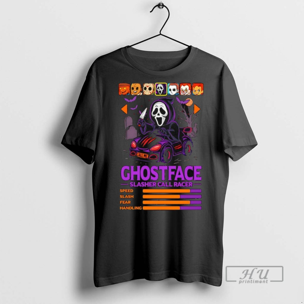 New Ghostface Slasher Call Racer Speed Slash Fear Handling Tee Shirts Sweatshirt Hoodies