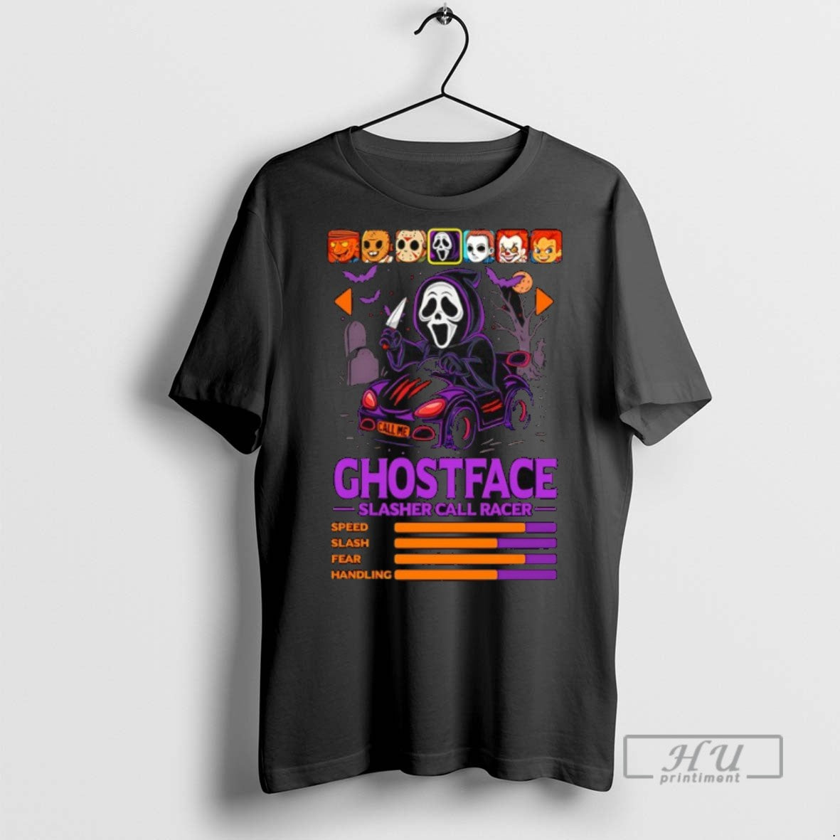 New Ghostface Slasher Call Racer Speed Slash Fear Handling Tee Shirts Sweatshirt Hoodies