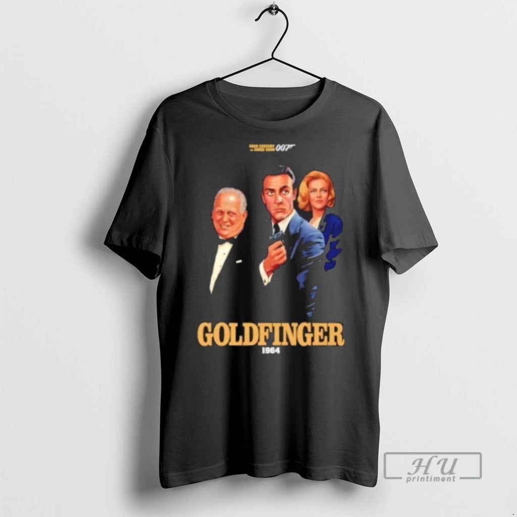New Goldfinger 1964 Sean Connery As James Bond 007 Tee Shirts Sweatshirt Hoodies
