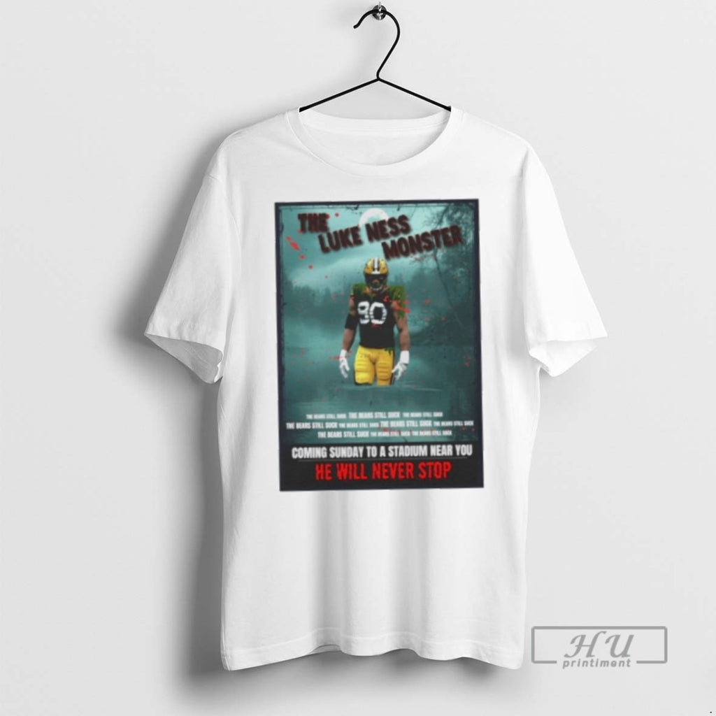 New Green Bay Packers The Lukas Van Ness Monster Tee Shirts Sweatshirt Hoodies
