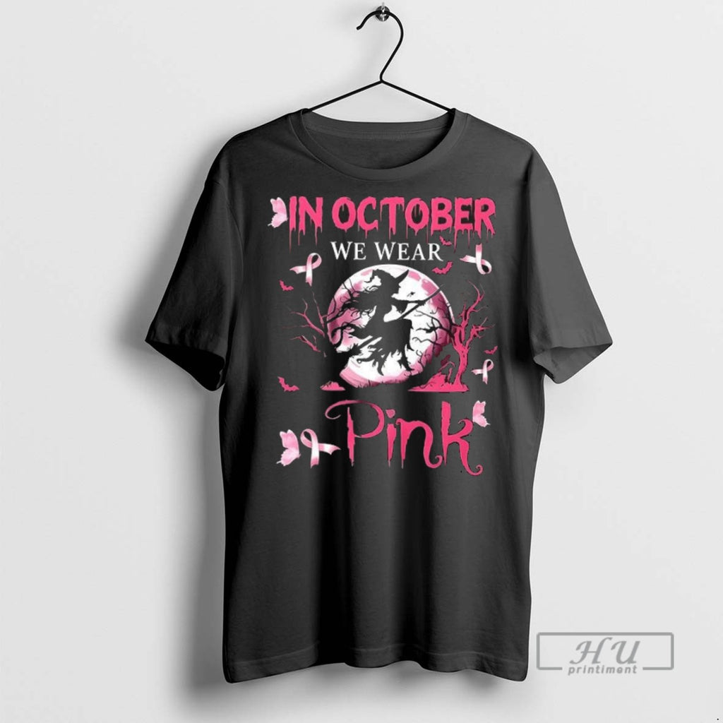 New Halloween Pink Coquette Cancer Breast Cancer Awareness Tee Shirts Sweatshirt Hoodies