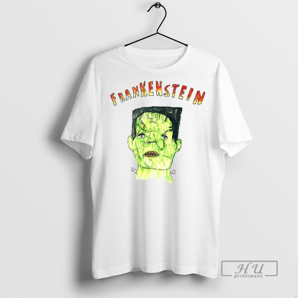 New Hand Drawn Frankenstein Monster Halloween Ceramic Ceramic And Classic Dad Cap Tee Shirts