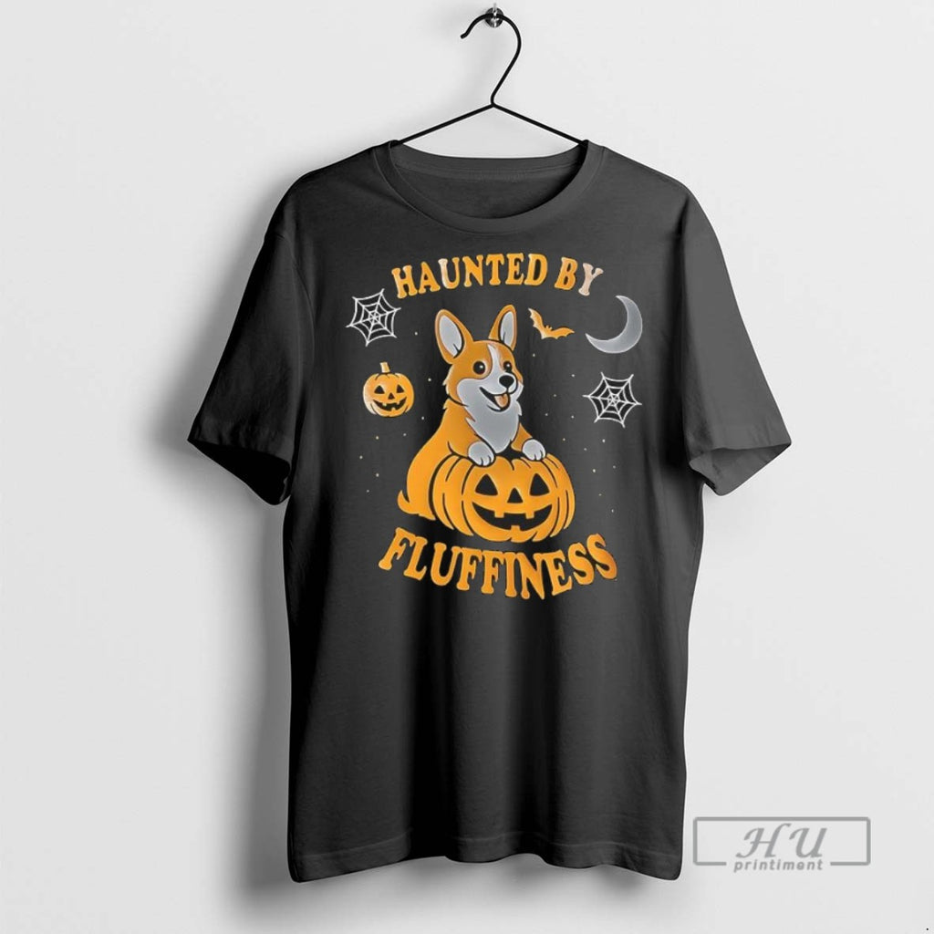 New Haunted By Fluffiness Halloween Tee Shirts Sweatshirt Hoodies
