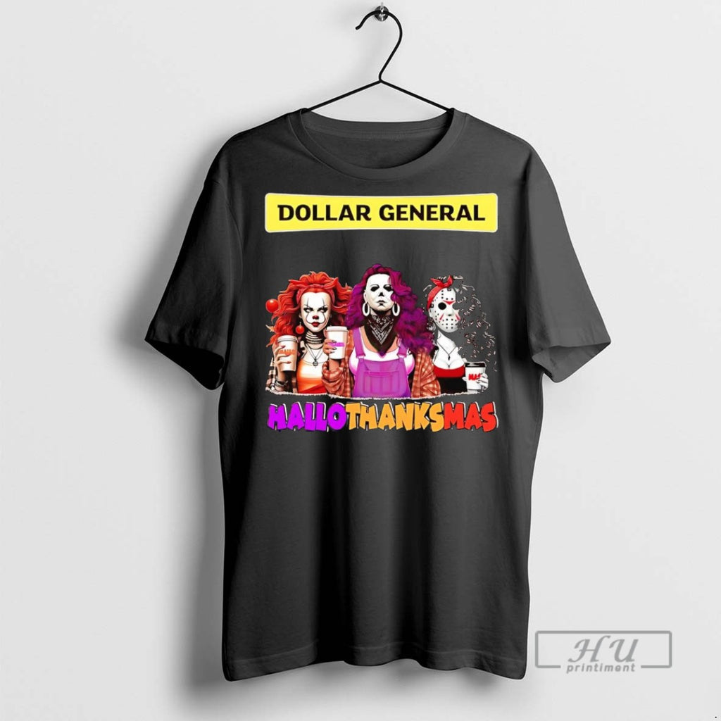 New Horror Girls Dollar General Hallothanksmas Tee Shirts Sweatshirt Hoodies