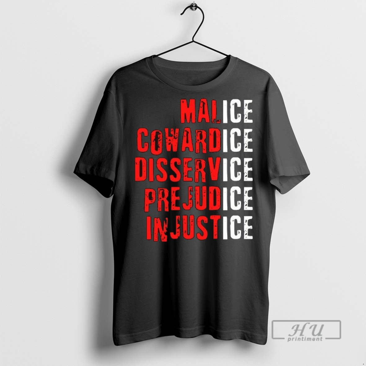 New Ice Malice Cowardice Disservice Prejudice Injustice Ceramic Ceramic And Classic Dad Cap Tee Shirts