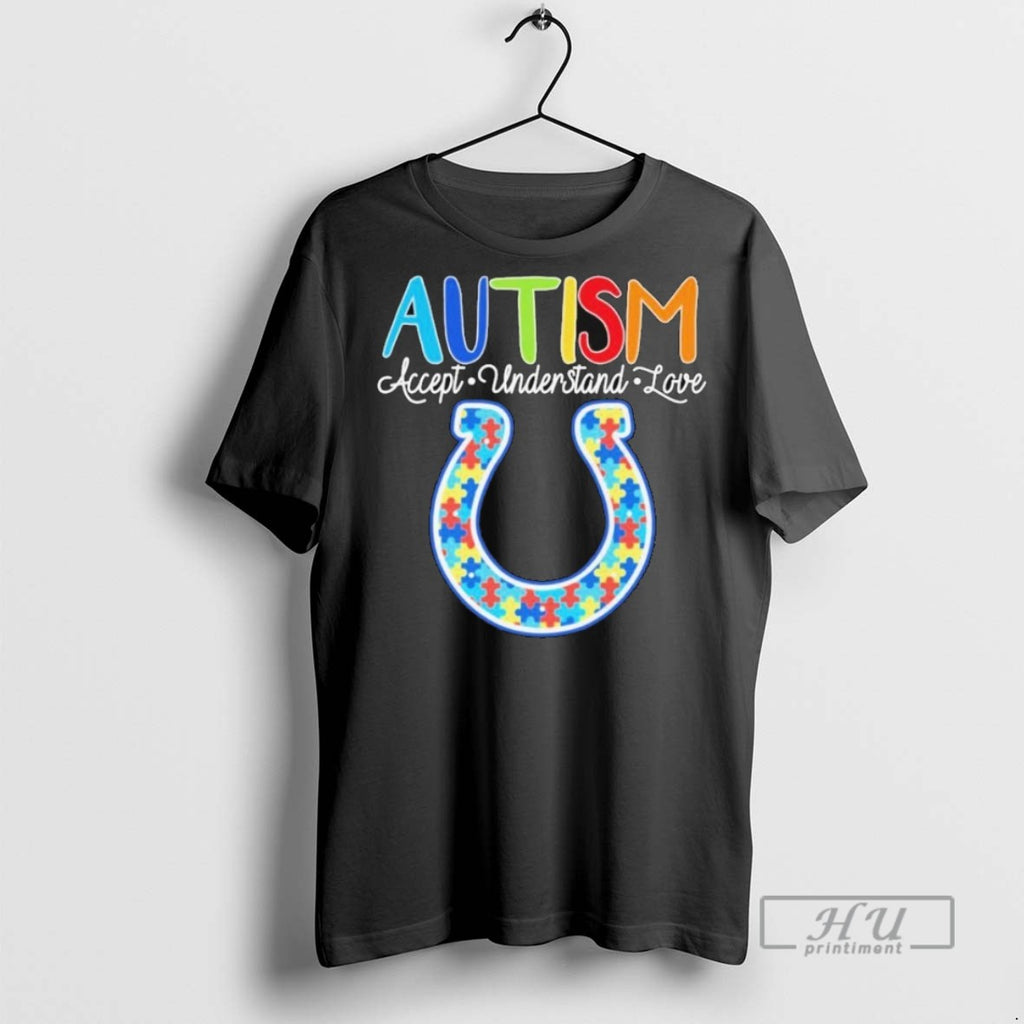 New Indianapolis Colts Autism Accept Understand Love Tee Shirts Sweatshirt Hoodies