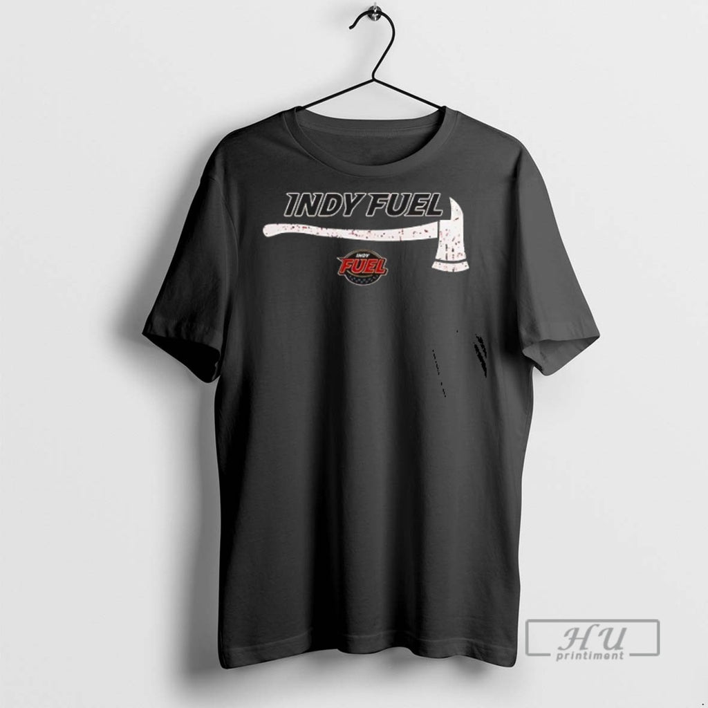 New Indy Fuel Firefighter Application Day Logo Double Sided Tee Shirts Sweatshirt Hoodies