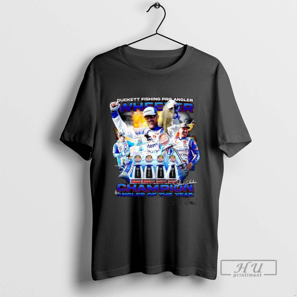 New Jacob Wheeler Duckett Fishing Pro Angler Champion Signature Tee Shirts Sweatshirt Hoodies