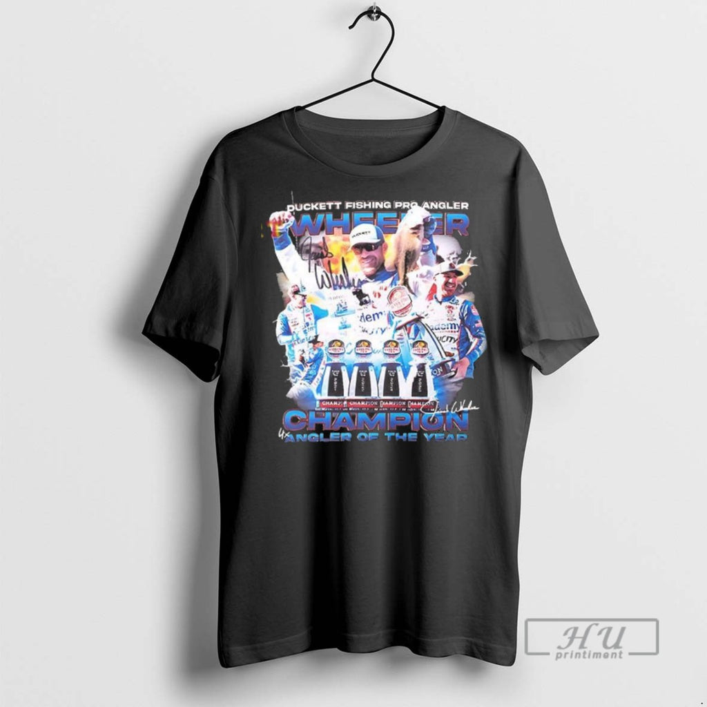 New Jacob Wheeler Duckett Fishing Pro Angler Champion Tee Shirts Sweatshirt Hoodies