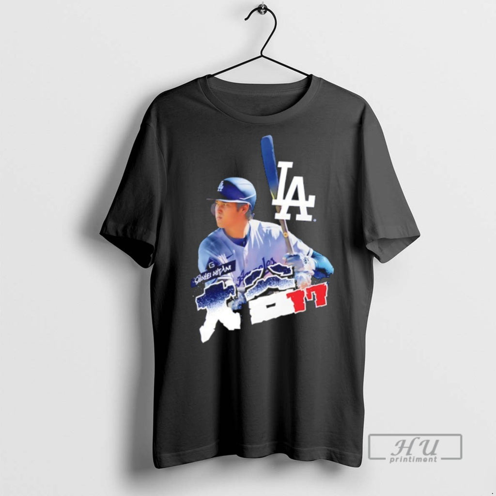 New Japanese Shohei Ohtani 17 Los Angeles Dodgers Baseball Tee Shirts Sweatshirt Hoodies