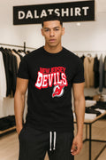 New Jersey Devils Red Brick State Map NHL Hockey Team shirt
