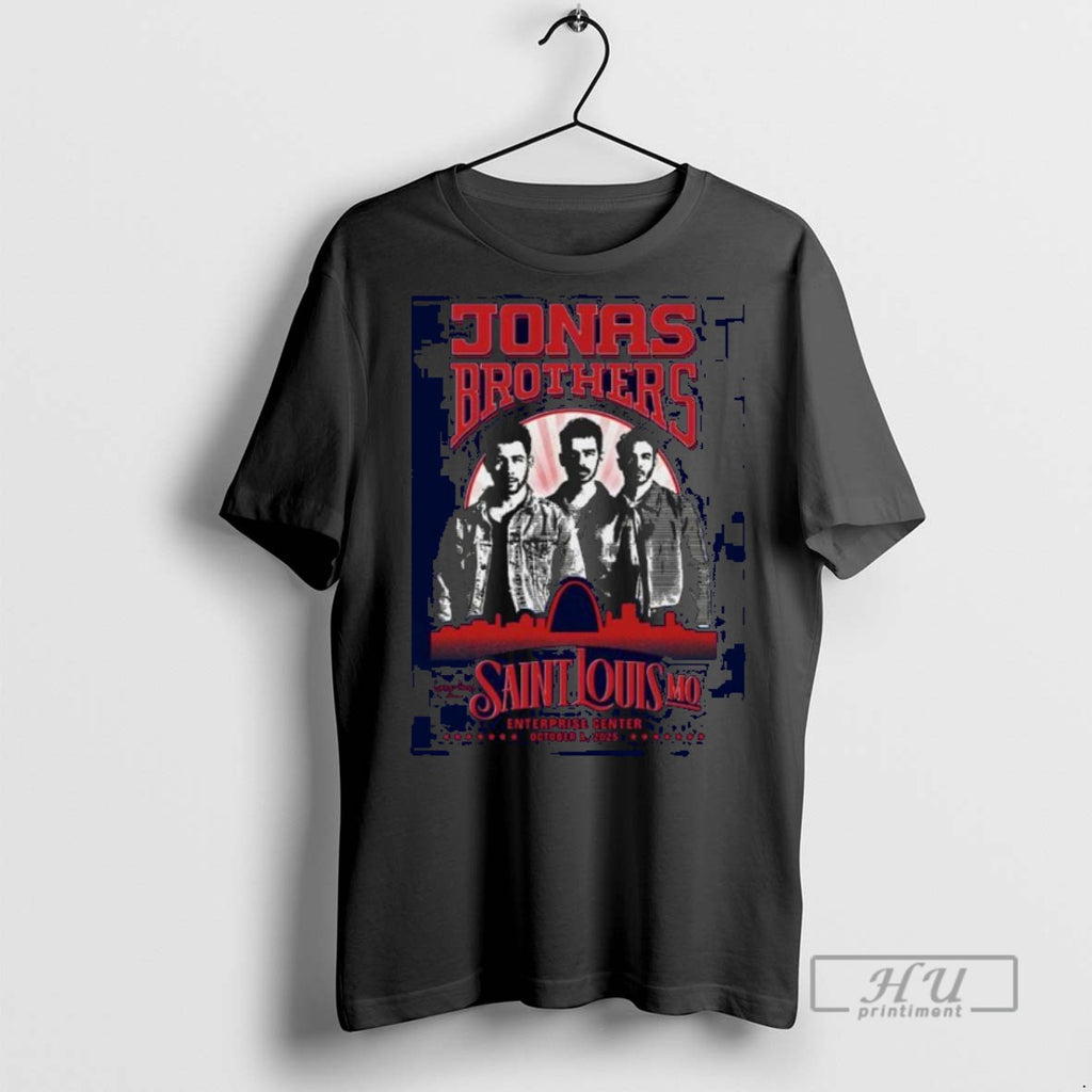 New Jonas Brothers October 12 2025 Saint Louis Mo Long Sleve Tee Shirts Sweatshirt Hoodies