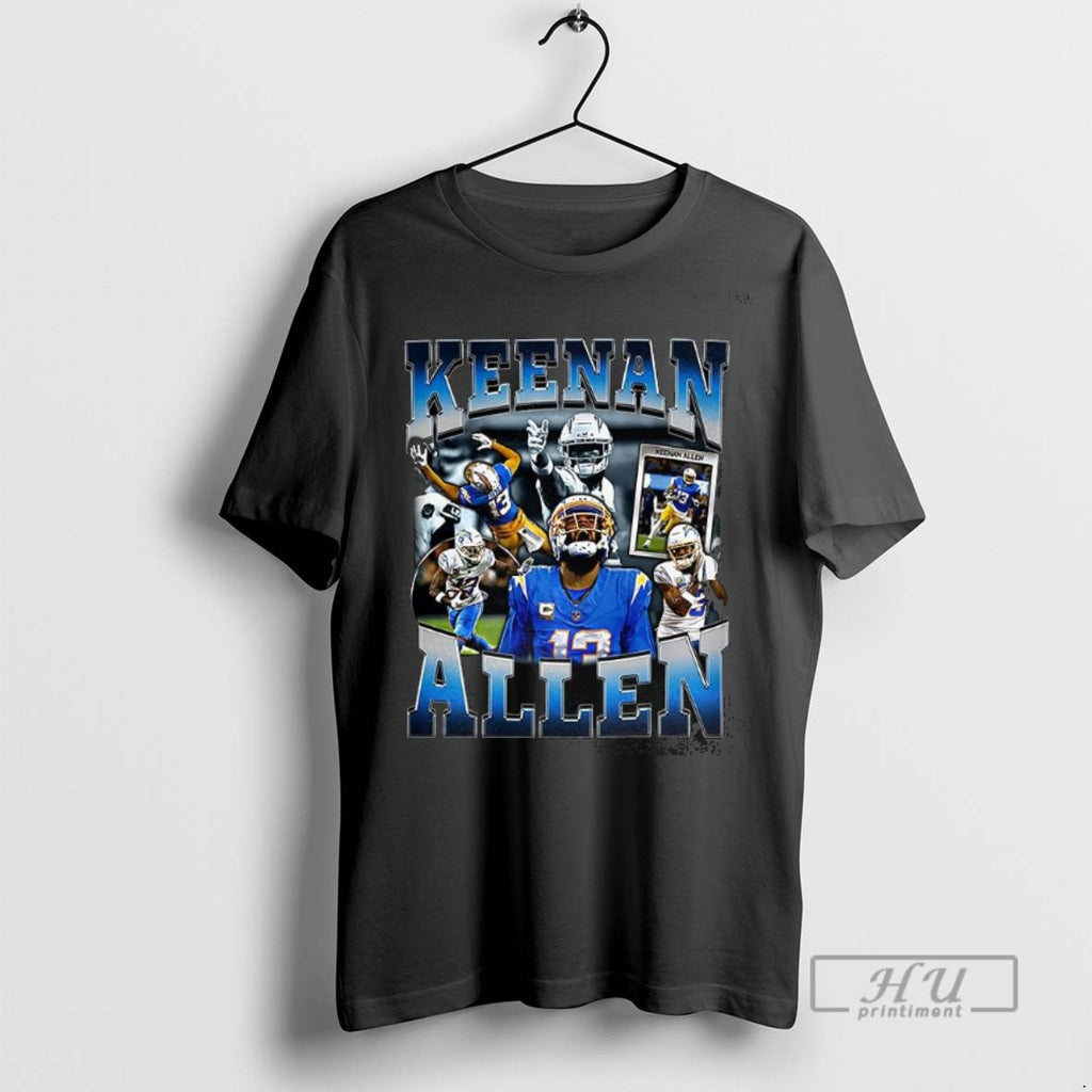 New Keenan Allen Los Angeles Chargers Football Player Collage Vintage Graphic Tee Shirt Sweatshirt Hoodies