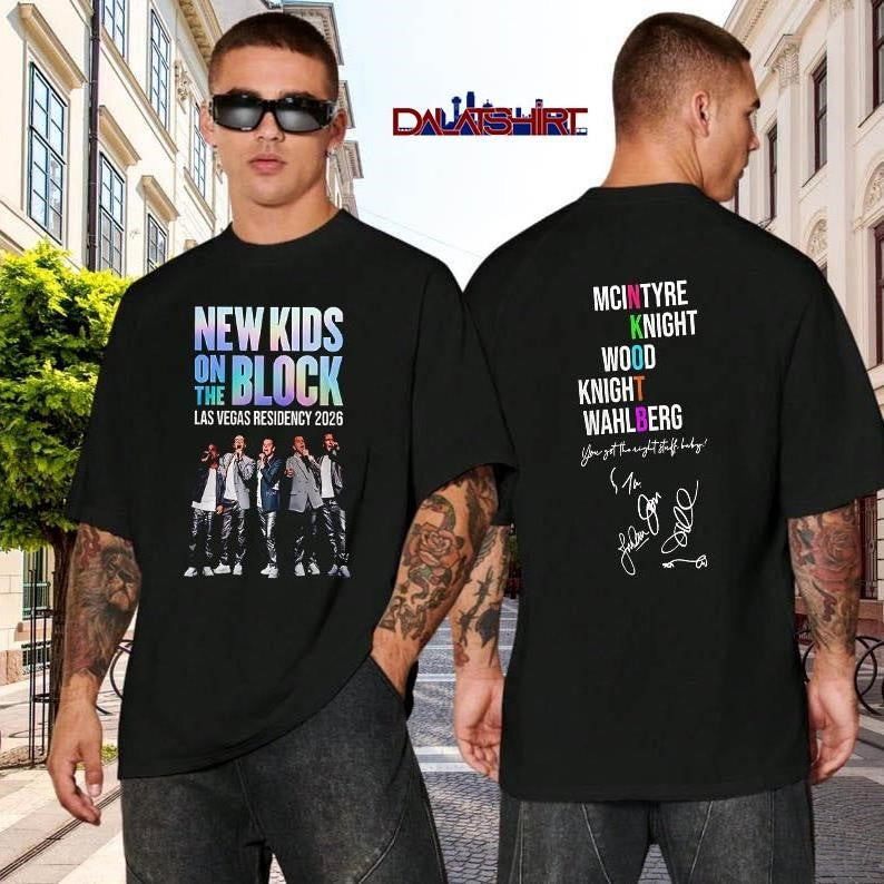 New Kids On Block The Las Vegas Residency 2026 shirt