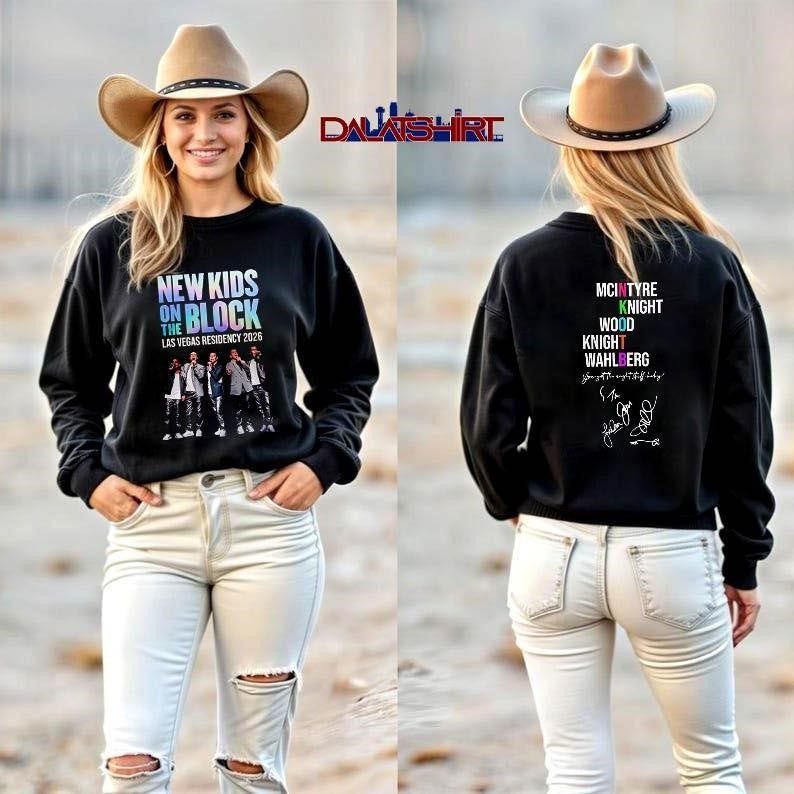 New Kids On Block The Las Vegas Residency 2026 shirt
