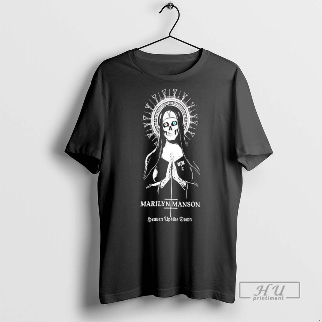 New Marilyn Manson Heaven Upside Down Tee Shirts Sweatshirt Hoodies