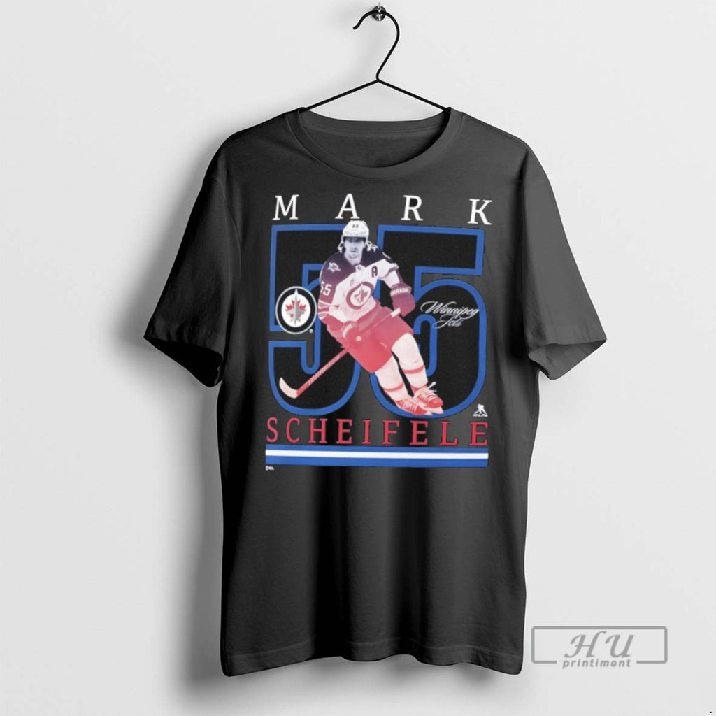 New Mark Scheifele 55 Winnipeg Jets Hockey Player Show Tee Shirts Sweatshirt Hoodies